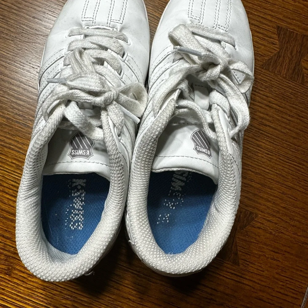 White K-Swiss Sneakers - Picture 4 of 5